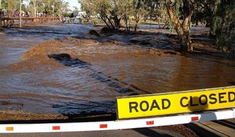 Driving on Territory roads in the wet season